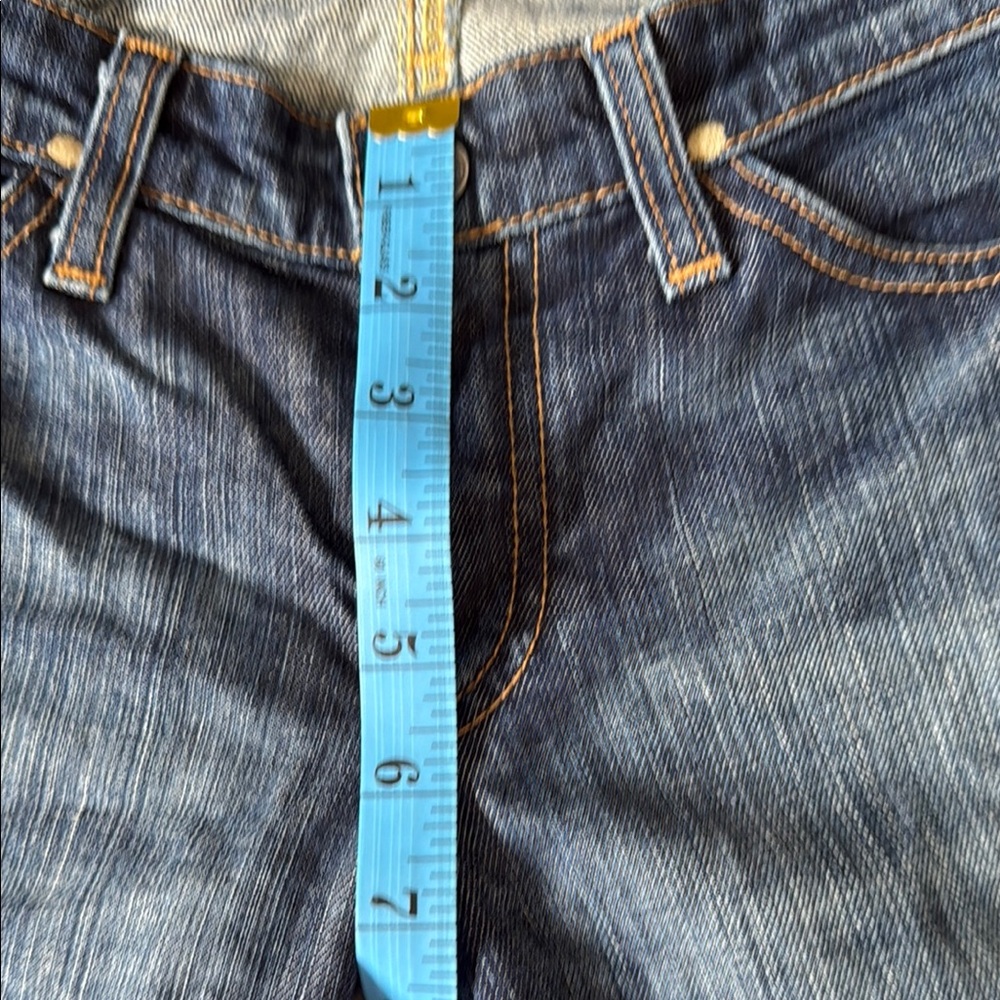 Ag Adriano Goldschmied Blue Ankle Cropped Jeans - Picture 6 of 6